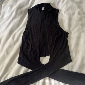 Free People Criss Cross Tie Top